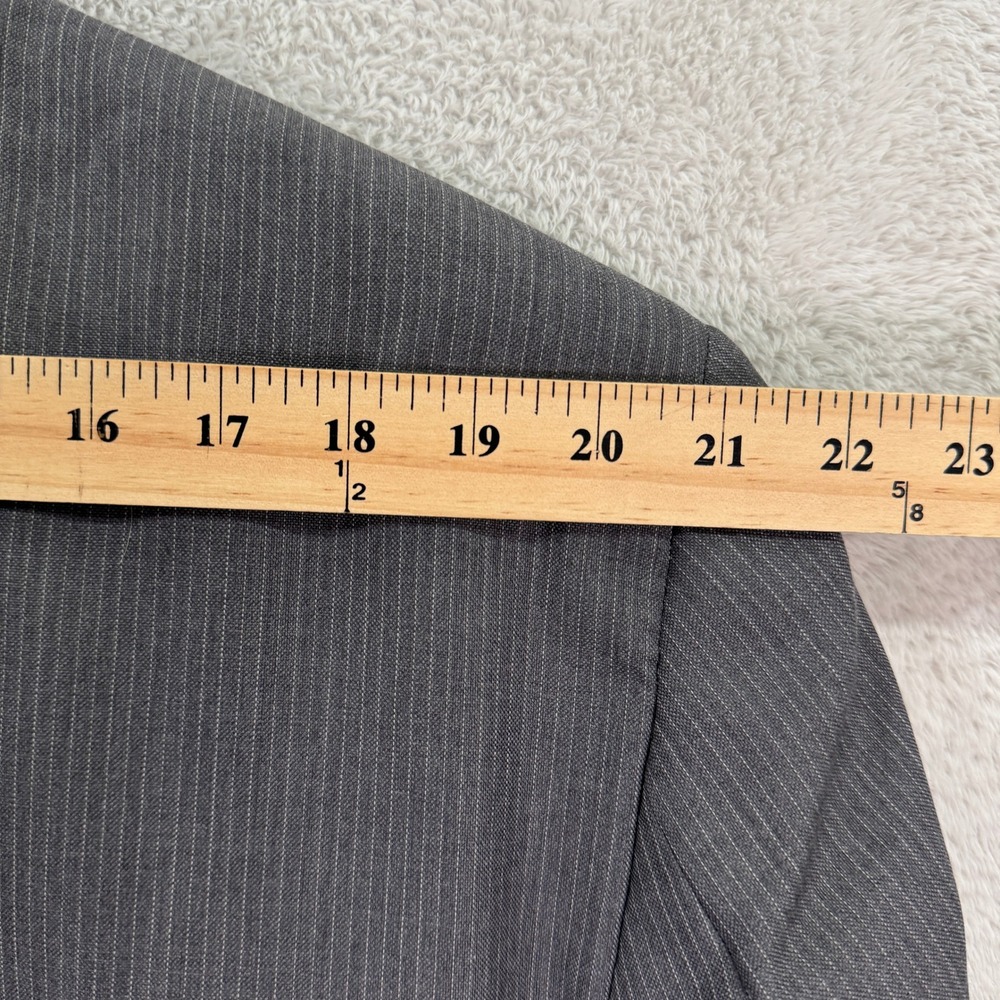 Jos A Bank Signature Collection Mens 48XL Gray Pinstripe Wool Silk Suit 38x36 - Picture 10 of 16